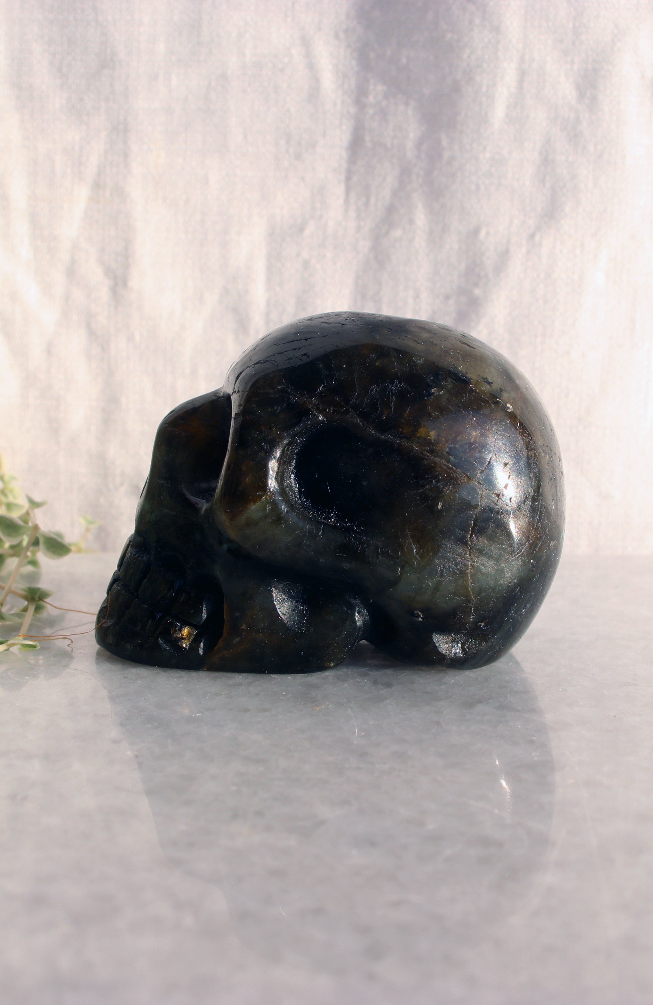 Labradorite Skull